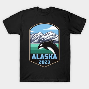 Alaska Cruise 2023 Whale Ocean Design T-Shirt T-Shirt